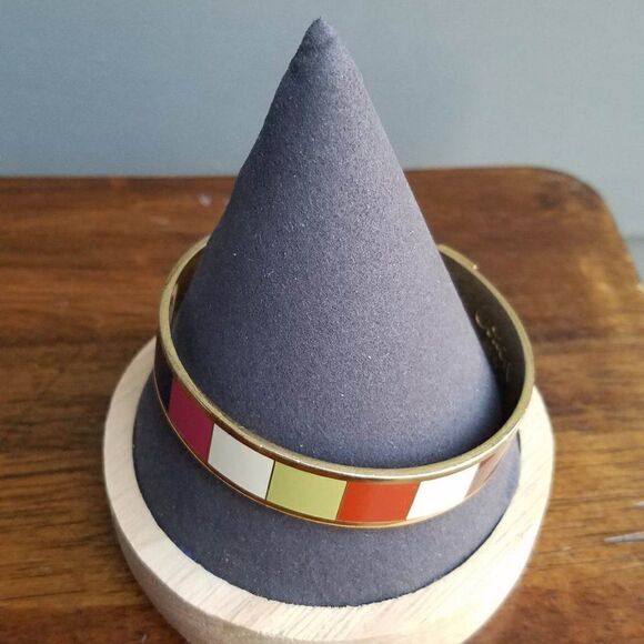 Coach Striped Enamel Bangle - Picture 6 of 7